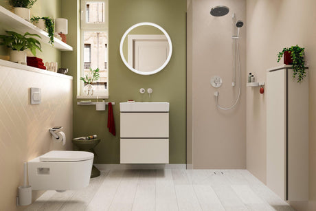 HANSGROHE Handbrause Activera S 95 1jet EcoSmart Chrom – Rain-Strahl, QuickClean+