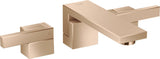 AXOR Edge 3-Loch Waschtischarmatur Fertigset Wandmontage Chrom – 190 mm Ausladung