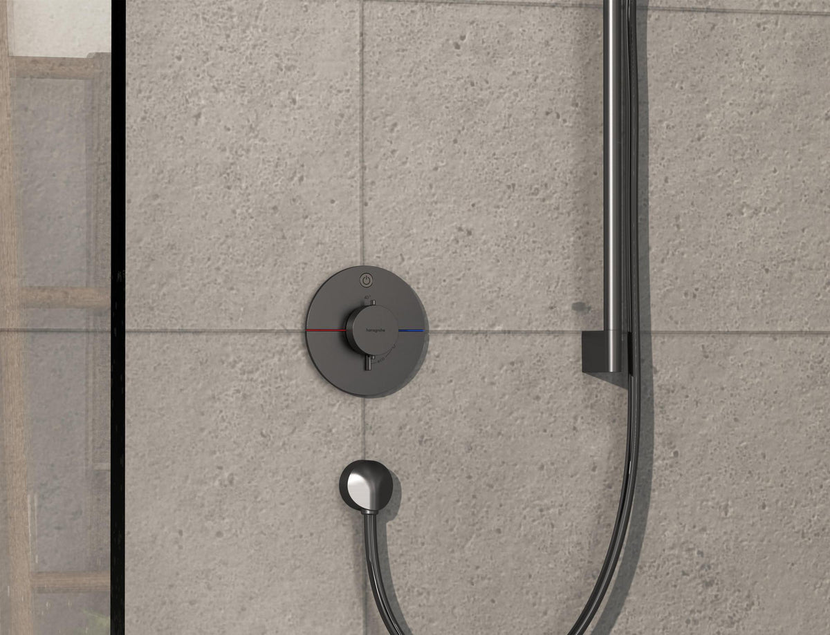 HANSGROHE ShowerSelect Comfort S Thermostat Unterputz Chrom – 1 Verbraucher, Select-Taste, iBox universal 2
