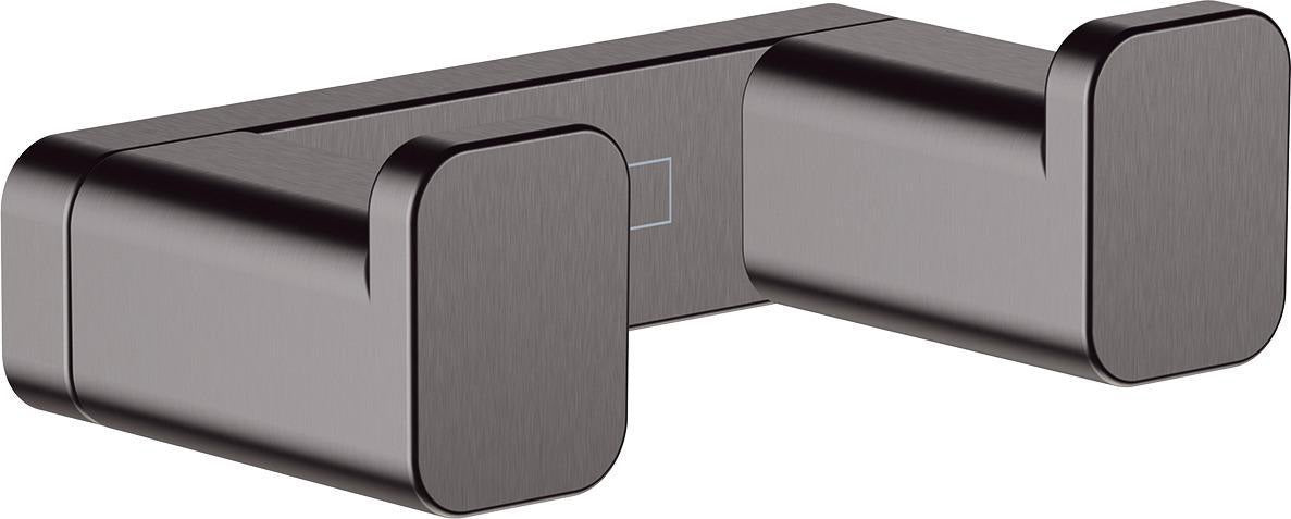 Hansgrohe AddStoris Doppelhaken Chrom – Wandmontage, verdeckte Befestigung, Metall