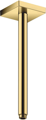 AXOR Decken-Anschlussstück 300 mm DN 15 eckig brushed brass