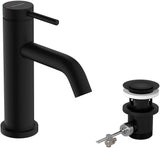 HANSGROHE Tecturis S Einhebel-Waschtischmischer ComfortZone 80 mit CoolStart und Zugstangen-Ablaufgarnitur, chrom