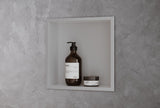 HANSGROHE XtraStoris Original Wandnische 300x300x70mm mattweiß mit Rahmen – für Nassbau & Trockenbau