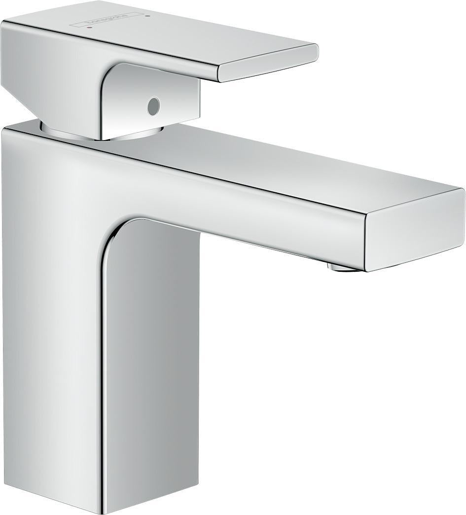Hansgrohe VERNIS Shape 100 Einhebel-Waschtischmischer mit Zugstangen-Ablaufgarnitur, chrom