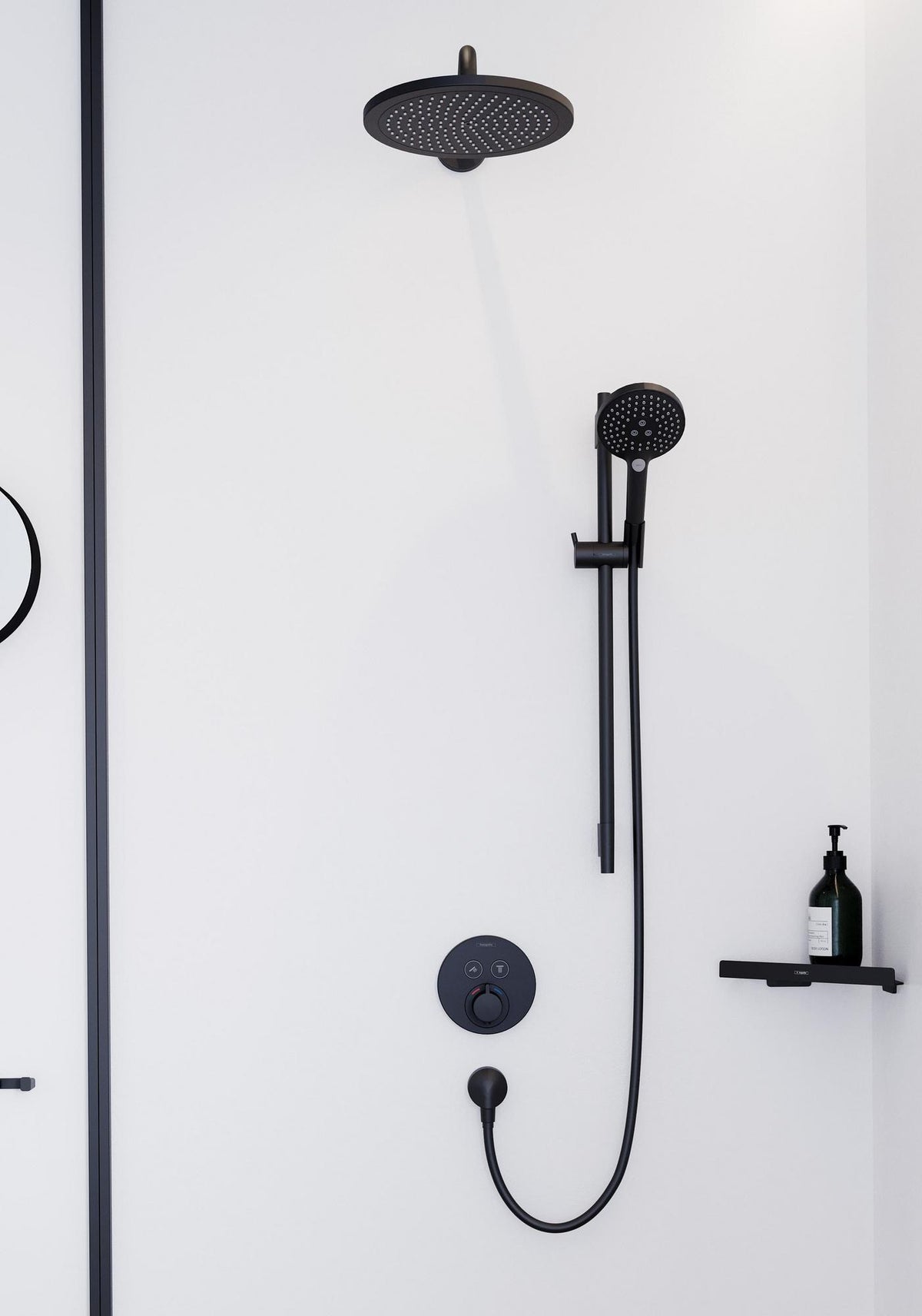 Hansgrohe AddStoris Seifenablage Chrom – Wandmontage mit verdeckter Befestigung