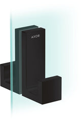 AXOR Universal Rectangular Duschtürgriff in polished gold optic – Metall, verdeckte Befestigung, 6–12 mm Glas