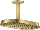AXOR ShowerSphere 1jet Kopfbrause 370 x 220 mm mit Deckenanschluss – Rain FlexPower, QuickClean+