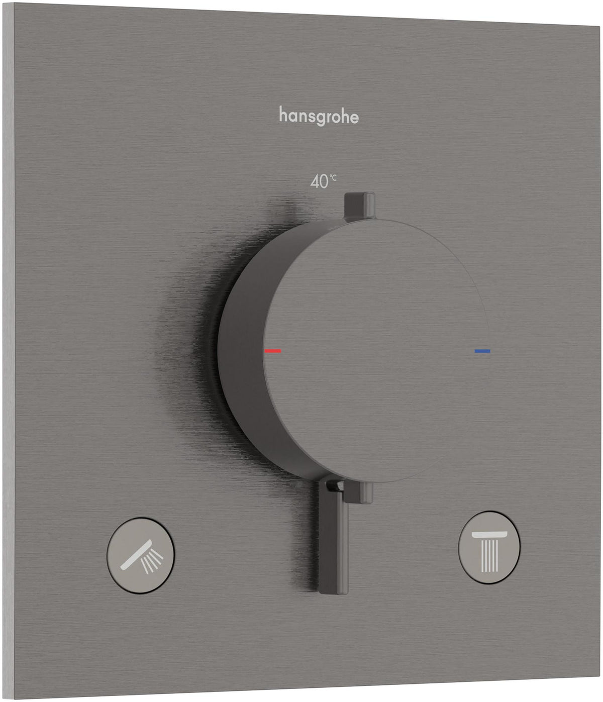HANSGROHE Ecostat Comfort E Thermostat Fertigset für 2 Verbraucher – BBC, iBox universal 2