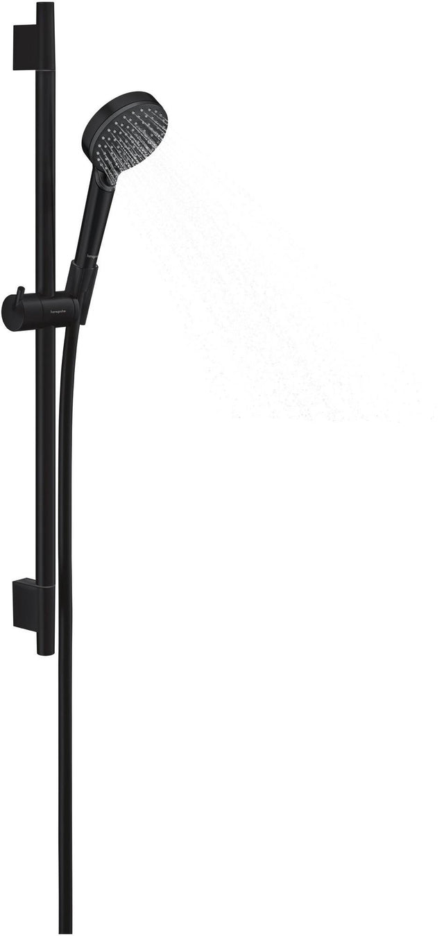 HANSGROHE VERNIS Blend Brauseset Vario/Unica 650 mm mattschwarz mit Handbrause und Brausestange