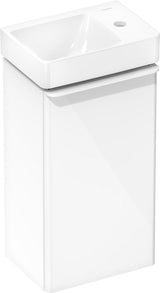 HANSGROHE Xelu Q Handwaschbecken 360x250mm weiß mit Hahnloch rechts und Ablage