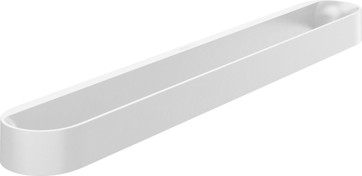 HANSGROHE WallStoris Handtuchhalter 581 mm mattschwarz – Wandmontage zum Kleben oder Bohren