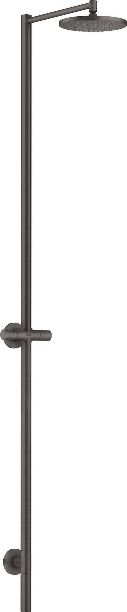 AXOR STARCK Duschsäule mit Kopfbrause 240 mm, 1 Jet, polished gold optic – PowderRain
