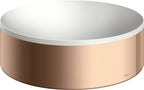 sonstige / polished red gold / Becken mittig, Designrahmen polished red gold