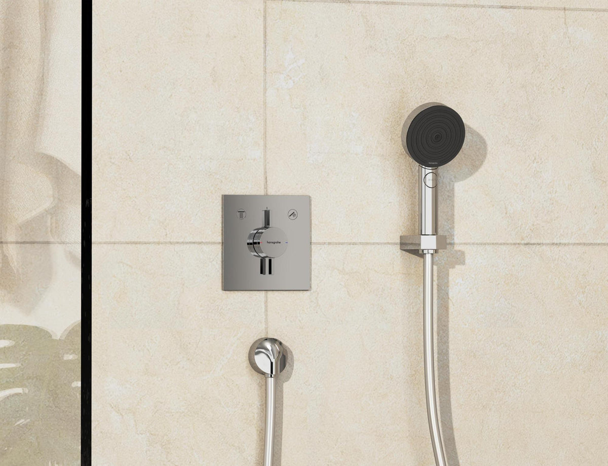 HANSGROHE DuoTurn E Unterputz-Mischer 2 Verbraucher Chrom – Thermostat & Umsteller