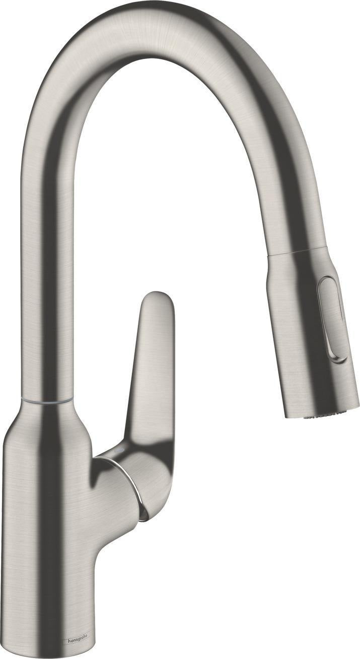 HANSGROHE Focus M42 Spültischmischer 180 mit Ausziehbrause, chrom