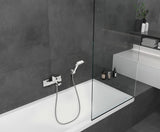 HANSGROHE Brauseset VERNIS Blend Vario/Porter Chrom – Handbrause mit 2 Strahlarten & 1600 mm Schlauch