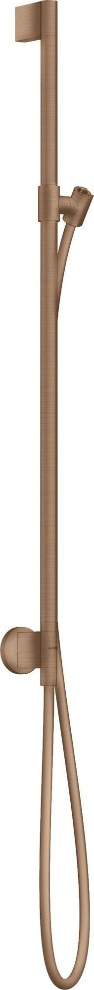 AXOR ONE Brausestange 900 mm mit Brauseschlauch 1600 mm und Wandanschluss in Chrom