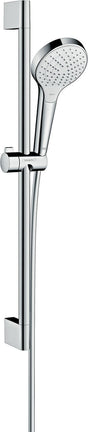 HANSGROHE Brauseset Croma Select S Vario mit Unica´Croma Stange 650 mm weiß/chrom