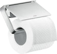 AXOR Universal Papierhalter Wandmontage Chrom – Toilettenpapier-Rollenhalter mit Deckel