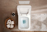 HANSGROHE Wand-WC EluPura Q weiß mit HygienEffect – spülrandlos, 4,5 Liter, inkl. Schallschutzmatte