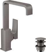 HANSGROHE Metropol Einhebel-Waschtischmischer 230 DN 15 chrom mit Push-Open Ablaufgarnitur