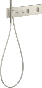 Edelstahl / stainless steel optic / Wand