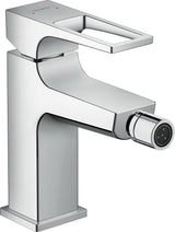 HANSGROHE Metropol Einhebel-Bidetmischer DN 15 chrom – mit Ablaufgarnitur und Kugelgelenk-Strahlformer