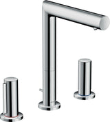 AXOR Uno 200 3-Loch-Waschtischarmatur von Hansgrohe – Chrom, ComfortZone 200, Zerogriffe