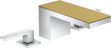 AXOR MYEDITION 3-Loch-Waschtischmischer 70 ohne Platte in polished gold optic – PowderRain