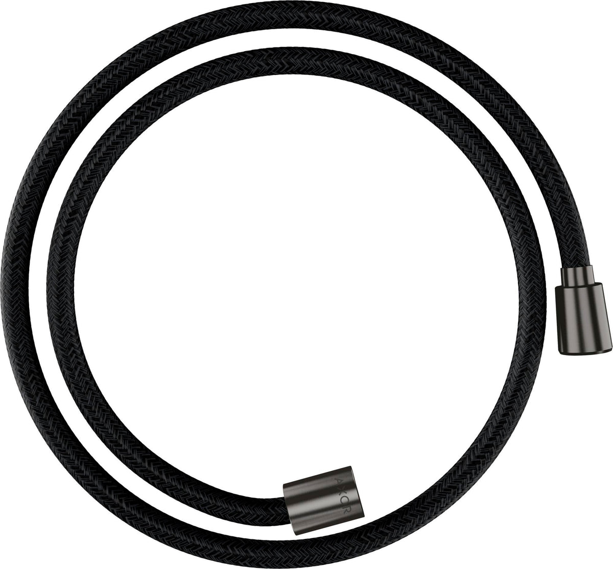 AXOR ShowerSolutions Textilbrauseschlauch 125 cm Chrom – recyceltes PET, drehwirbel- und knickgeschützt