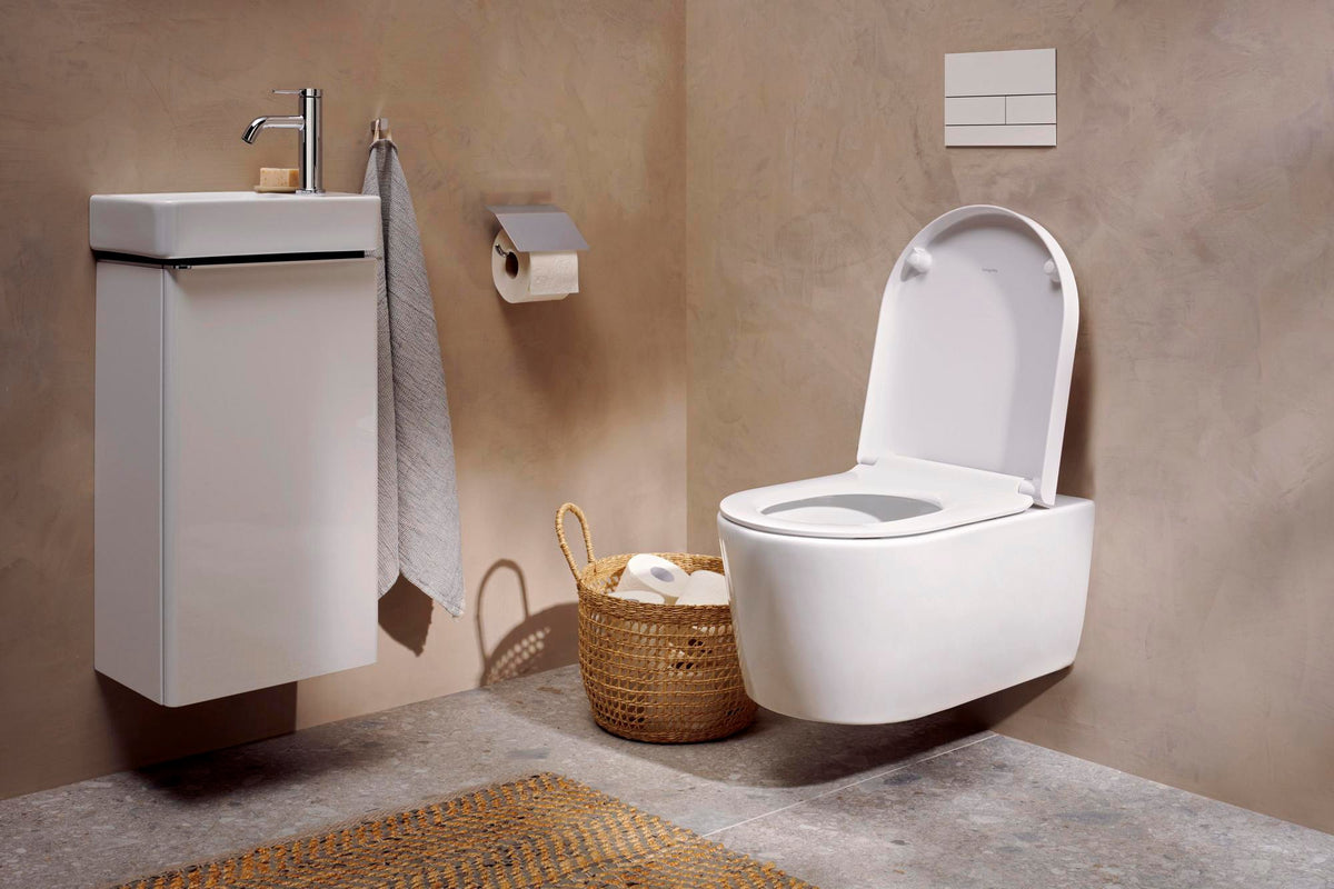 HANSGROHE EluPura S Wand-WC Set weiß mit HygienEffect und SoftClose