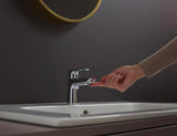 HANSGROHE Talis E Einhebel-Waschtischmischer DN 15 mit Zugstangen-Ablaufgarnitur, chrom