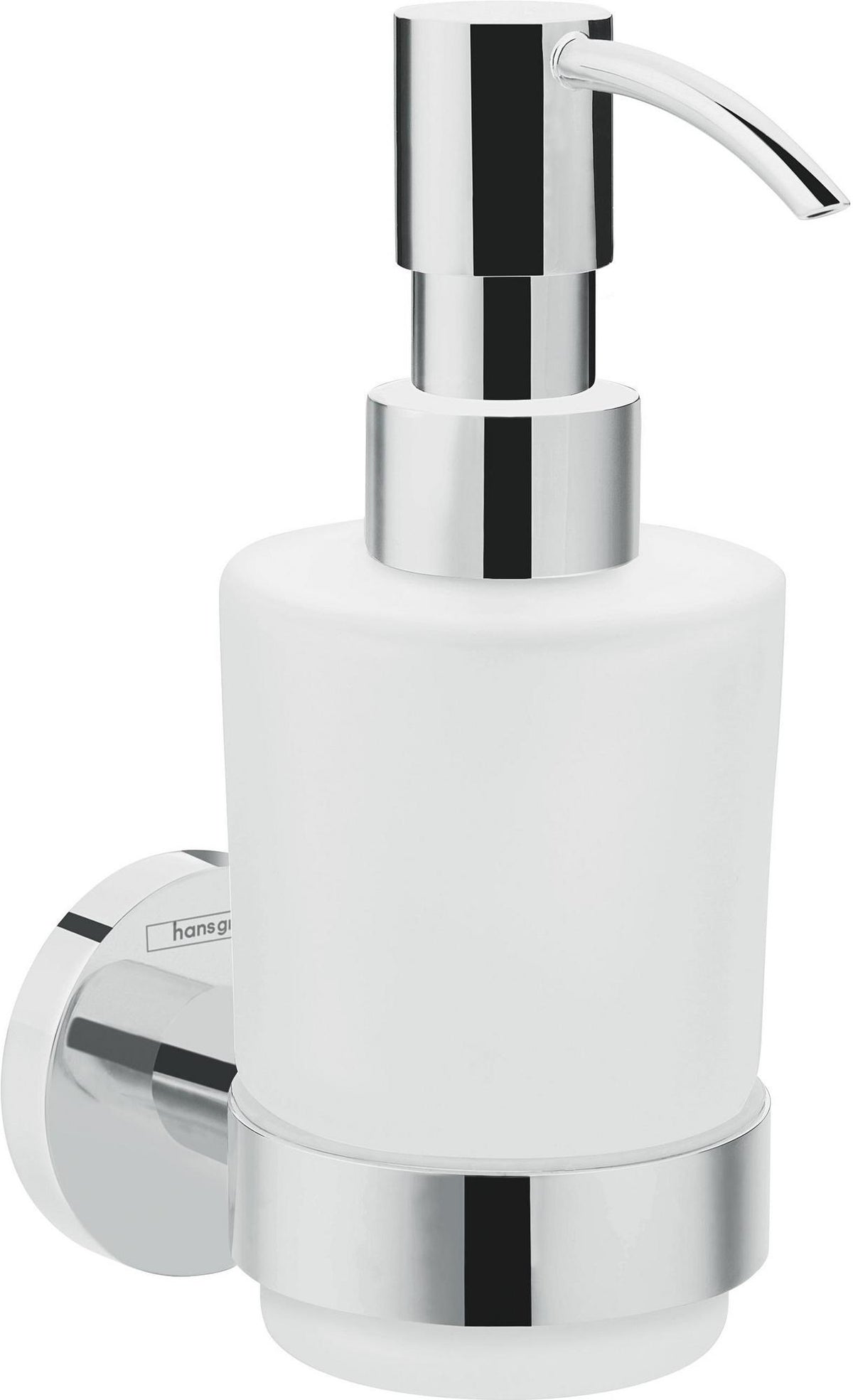 HANSGROHE HG Seifenspender Logis Universal chrom – 200 ml Flüssigseife, Wandmontage