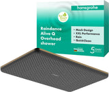 HANSGROHE Kopfbrause Raindance Alive Q 210/340 1jet EcoSmart BBC – Rechteckig, 214 x 343 mm, Rain & PowderRain