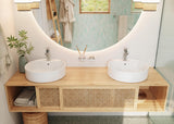 HANSGROHE AddStoris Glashalter Wandmontage Chrom – Mattglas Zahnputzbecher-Halter mit verdeckter Befestigung