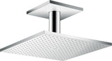 AXOR Kopfbrause 300 x 300 mm PowderRain Deckenmontage Chrom – 1Jet Strahlart
