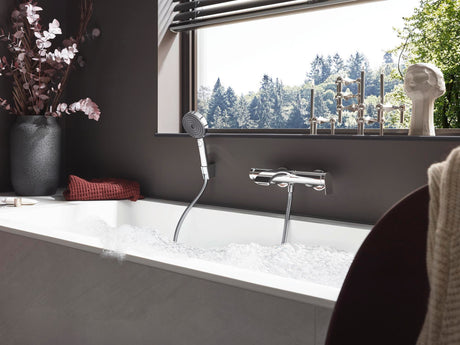 Hansgrohe Pulsify Select 105 3jet Handbrause – 3 Strahlarten, QuickClean, Chrom