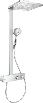 mit Thermostat Shower Tablet 350, Kopfbrause, 405 mm Brausea / 1468 mm / Chrom