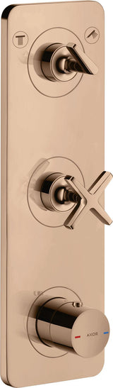 AXOR Citterio E Thermostatmodul DN20 für 2 Verbraucher – Chrom, 380x120 mm