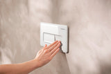 Hansgrohe iFrame Original Q Betätigungsplatte mit 2-Mengen-Spülung in Chrom