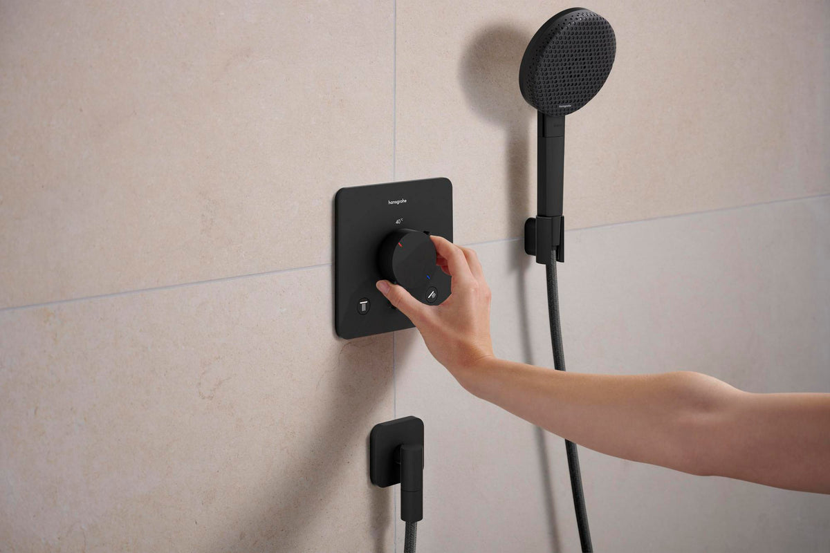 HANSGROHE Ecostat Comfort Q Thermostat UP Fertigset für 2 Verbraucher – Temperatur- und Volumensteuerung