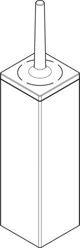 AXOR UNIVERSAL Toilettenbürstenhalter Wandmontage polished nickel – Edles Metall-Design mit Deckel
