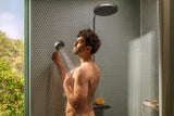 HANSGROHE Handbrause Activera Select S 95 2jet EcoSmart Chrom – 2 Strahlarten, Select-Taste, QuickClean+