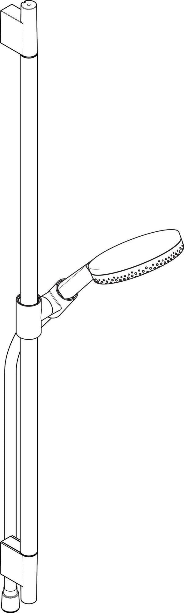 HANSGROHE Raindance Alive Select S 125 Brauseset mit 3 Strahlarten und EcoSmart