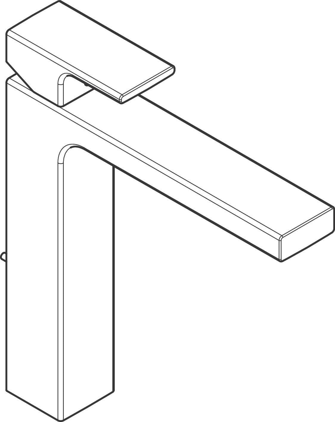 Hansgrohe VERNIS Shape 190 Einhebel-Waschtischmischer mit Zugstangen-Ablaufgarnitur, Chrom