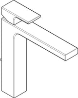 Hansgrohe VERNIS Shape 190 Einhebel-Waschtischmischer mit Zugstangen-Ablaufgarnitur, Chrom