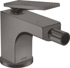 brushed black chrome / HGri Rautenschliff bru bl