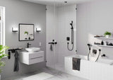 HANSGROHE Logis Einhebel-Brausemischer DN 15 Unterputz Chrom – Fertigmontageset mit Temperaturbegrenzung