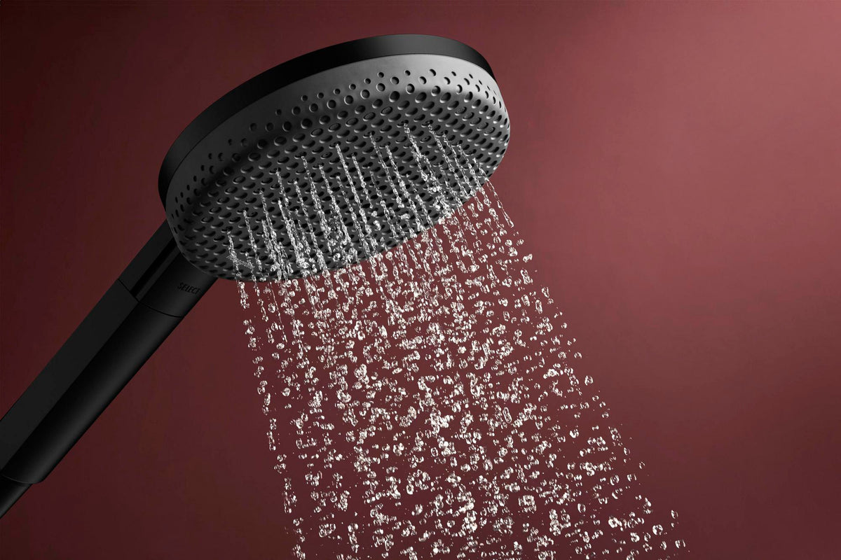 HANSGROHE Raindance Alive Select S Brausehalterset 125 mm 3jet EcoSmart mit Textilschlauch 1600 mm