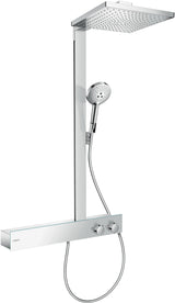 HANSGROHE Raindance E 300 Showerpipe Duschsystem mit Thermostat ShowerTablet 600, 300x300 mm, Chrom